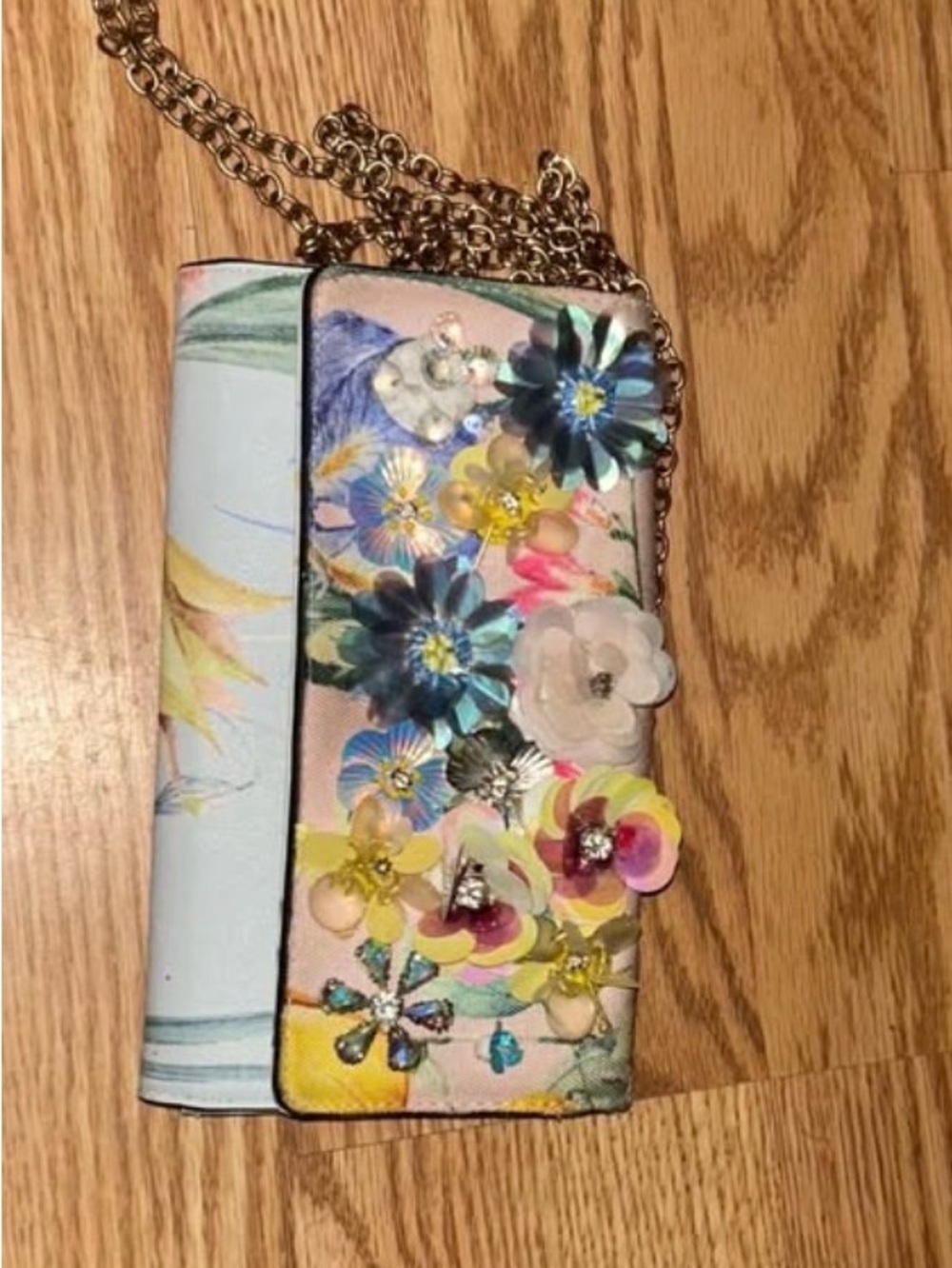 Aldo and Steve Madden Floral Embellished Chain Crossbody Bag - $15 ea